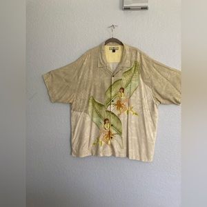 TOMMY BAHAMA men’s camp shirt size XXL